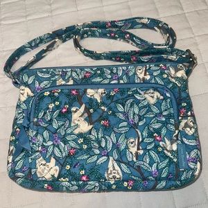 Vera Bradley RFID Little Hipster Crossbody bag in Hanging Around pattern. Used.